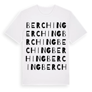 Berching ordlek t-shirt – ekologisk bomull t-shirt från Pinshirt