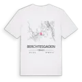 Berchtesgaden karta t-shirt