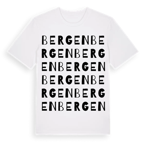 Bergen ordlek t-shirt – ekologisk bomull t-shirt från Pinshirt