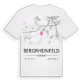 Bergrheinfeld karta t-shirt
