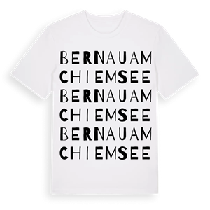 Bernau am Chiemsee ordlek t-shirt – ekologisk bomull t-shirt från Pinshirt