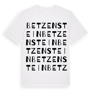 Betzenstein ordlek t-shirt – ekologisk bomull t-shirt från Pinshirt