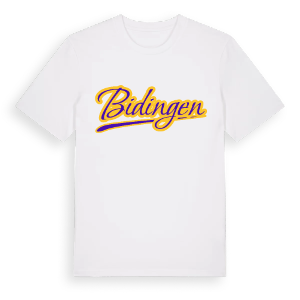 Bidingen baseball t-shirt – ekologisk bomull t-shirt från Pinshirt