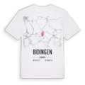 Bidingen karta t-shirt