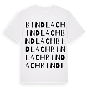 Bindlach ordlek t-shirt – ekologisk bomull t-shirt från Pinshirt