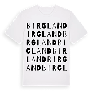Birgland ordlek t-shirt – ekologisk bomull t-shirt från Pinshirt