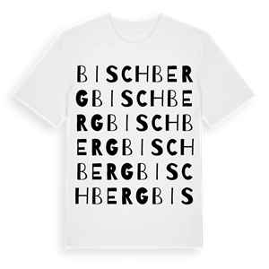 Bischberg ordlek t-shirt – ekologisk bomull t-shirt från Pinshirt