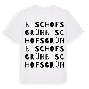 Bischofsgrün ordlek t-shirt – ekologisk bomull t-shirt från Pinshirt