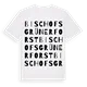 Bischofsgrüner Forst ordlek t-shirt
