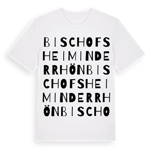 Bischofsheim in der Rhön ordlek t-shirt – ekologisk bomull t-shirt från Pinshirt