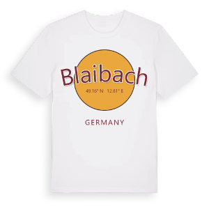 Blaibach cirkel t-shirt – ekologisk bomull t-shirt från Pinshirt