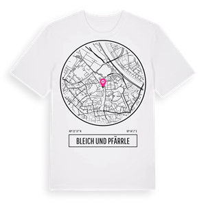 Bleich und Pfärrle t-shirt – ekologisk bomull t-shirt från Pinshirt
