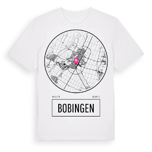 Bobingen t-shirt – ekologisk bomull t-shirt från Pinshirt