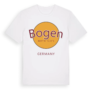 Bogen cirkel t-shirt – ekologisk bomull t-shirt från Pinshirt
