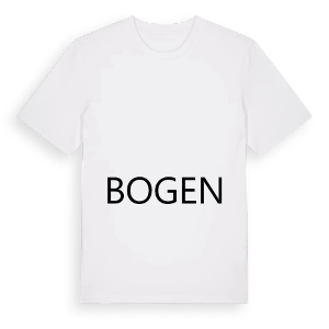 Jag älskar Bogen t-shirt stort tryck – ekologisk bomull t-shirt från Pinshirt