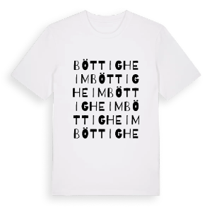 Böttigheim ordlek t-shirt – ekologisk bomull t-shirt från Pinshirt
