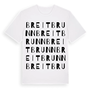 Breitbrunn ordlek t-shirt – ekologisk bomull t-shirt från Pinshirt