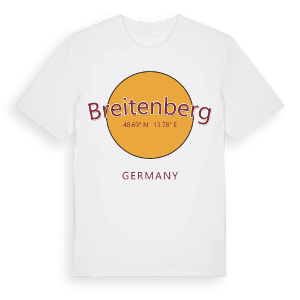 Breitenberg cirkel t-shirt – ekologisk bomull t-shirt från Pinshirt