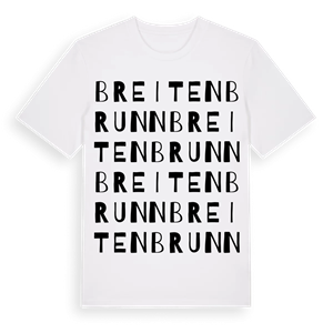 Breitenbrunn ordlek t-shirt – ekologisk bomull t-shirt från Pinshirt
