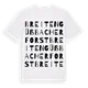 Breitengüßbacher Forst ordlek t-shirt