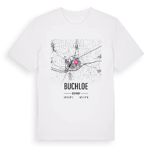 Buchloe karta t-shirt – ekologisk bomull t-shirt från Pinshirt