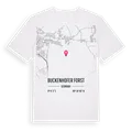 Buckenhofer Forst karta t-shirt