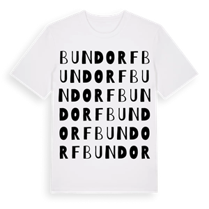 Bundorf ordlek t-shirt – ekologisk bomull t-shirt från Pinshirt