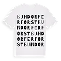 Bundorfer Forst ordlek t-shirt