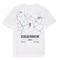 Burgbernheim karta t-shirt