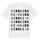 Burgbernheim ordlek t-shirt