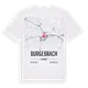Burgebrach karta t-shirt