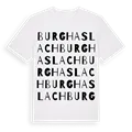 Burghaslach ordlek t-shirt
