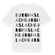 Burghaslach ordlek t-shirt