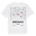Burgsalach karta t-shirt