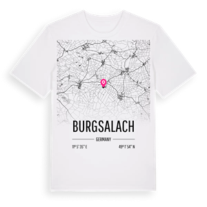 Burgsalach karta t-shirt – ekologisk bomull t-shirt från Pinshirt