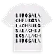 Burgsalach ordlek t-shirt