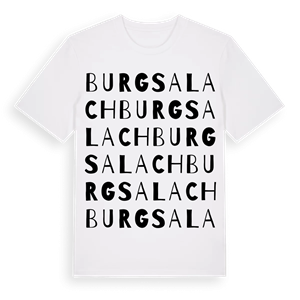 Burgsalach ordlek t-shirt – ekologisk bomull t-shirt från Pinshirt
