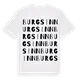 Burgsinn ordlek t-shirt
