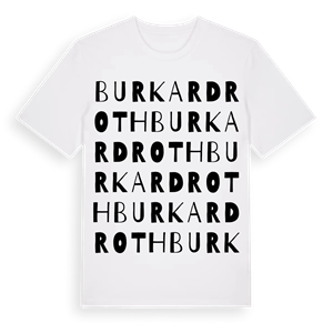 Burkardroth ordlek t-shirt – ekologisk bomull t-shirt från Pinshirt