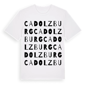 Cadolzburg ordlek t-shirt – ekologisk bomull t-shirt från Pinshirt