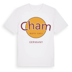 Cham cirkel t-shirt – ekologisk bomull t-shirt från Pinshirt