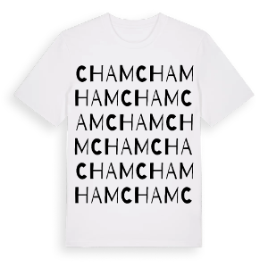 Cham ordlek t-shirt – ekologisk bomull t-shirt från Pinshirt