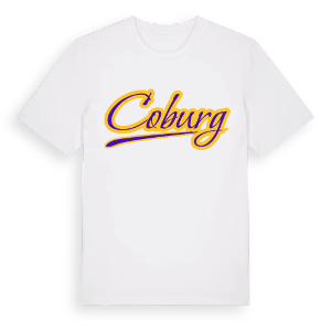 Coburg baseball t-shirt – ekologisk bomull t-shirt från Pinshirt