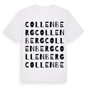 Collenberg ordlek t-shirt – ekologisk bomull t-shirt från Pinshirt