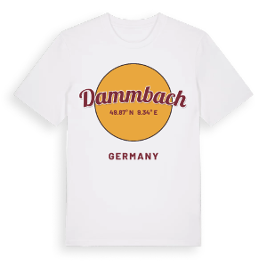 Dammbach cirkel t-shirt – ekologisk bomull t-shirt från Pinshirt