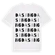 Dasing ordlek t-shirt