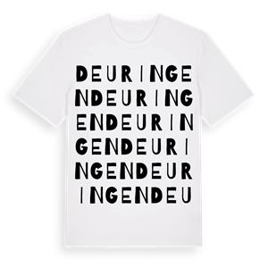 Deuringen ordlek t-shirt – ekologisk bomull t-shirt från Pinshirt