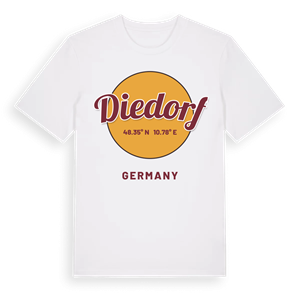 Diedorf cirkel t-shirt – ekologisk bomull t-shirt från Pinshirt