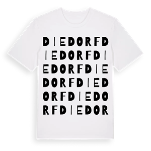 Diedorf ordlek t-shirt – ekologisk bomull t-shirt från Pinshirt