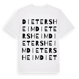Dietersheim ordlek t-shirt – ekologisk bomull t-shirt från Pinshirt